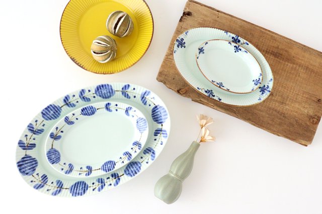 Koyo Kiln LEAVES Oval Plate Shinogi M | Arita Ware-Detail14