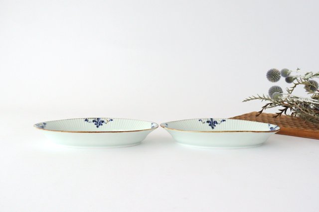 Koyo Kiln LEAVES Oval Plate Shinogi M | Arita Ware-Detail3