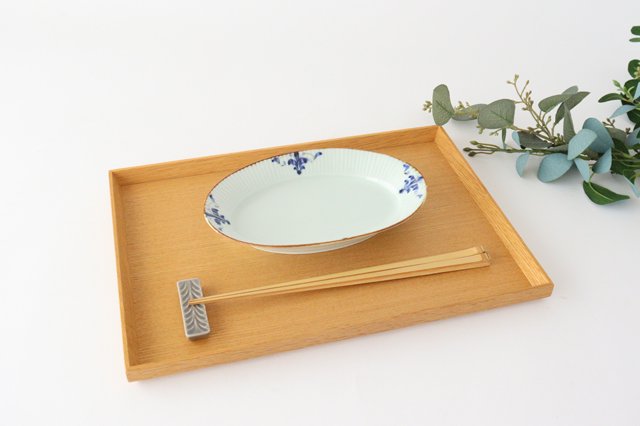 Koyo Kiln LEAVES Oval Plate Shinogi M | Arita Ware-Detail5