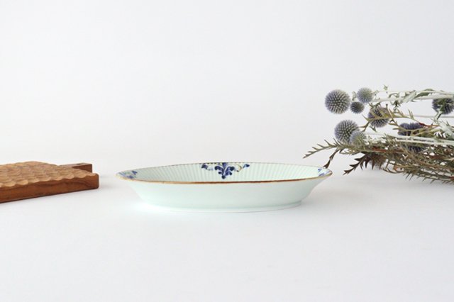 Koyo Kiln LEAVES Oval Plate Shinogi M | Arita Ware-Detail6