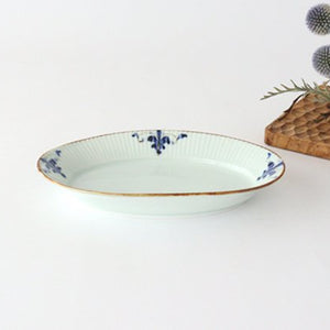 Koyo Kiln LEAVES Oval Plate Shinogi M | Arita Ware-Detail7