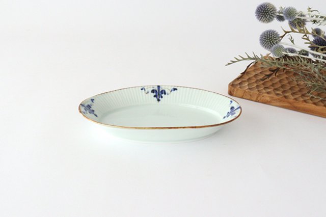 Koyo Kiln LEAVES Oval Plate Shinogi M | Arita Ware-Detail7