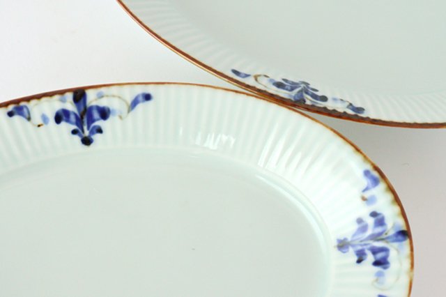 Koyo Kiln LEAVES Oval Plate Shinogi M | Arita Ware-Detail8