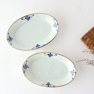 Koyo Kiln LEAVES Oval Plate Shinogi M | Arita Ware-Detail9