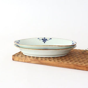 Koyo Kiln LEAVES Oval Plate Shinogi M | Arita Ware-Detail10