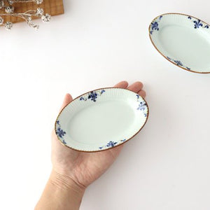 Koyo Kiln LEAVES Small Oval Plate Shinogi S | Arita Ware-Detail4