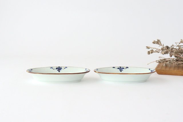 Koyo Kiln LEAVES Small Oval Plate Shinogi S | Arita Ware-Detail5