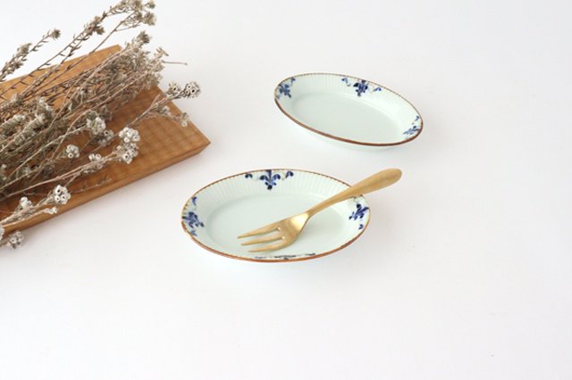 Koyo Kiln LEAVES Small Oval Plate Shinogi S | Arita Ware-Detail7