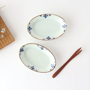 Koyo Kiln LEAVES Small Oval Plate Shinogi S | Arita Ware-Detail9