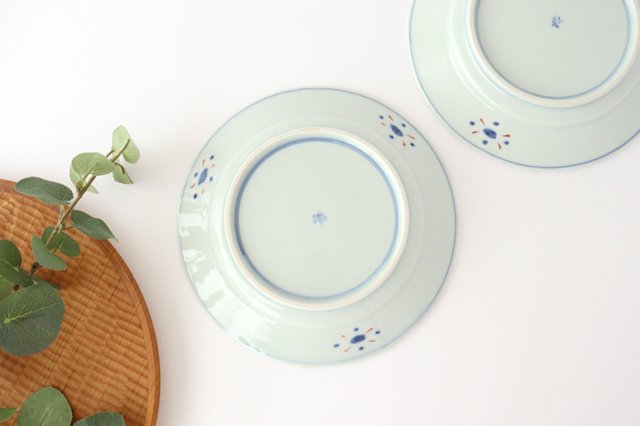 Round Plate Flower and Butterfly 19.5cm/7.7in | Arita Ware
