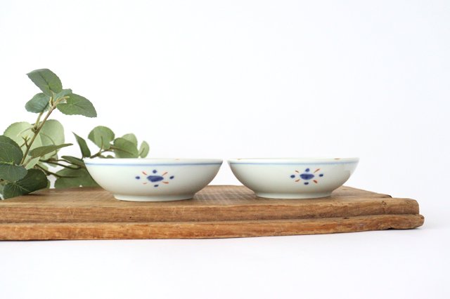 Round Sauce Plate Flower and Butterfly 10.5cm/4.1in | Arita Ware