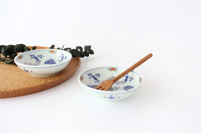 Round Sauce Plate Flower and Butterfly 10.5cm/4.1in | Arita Ware