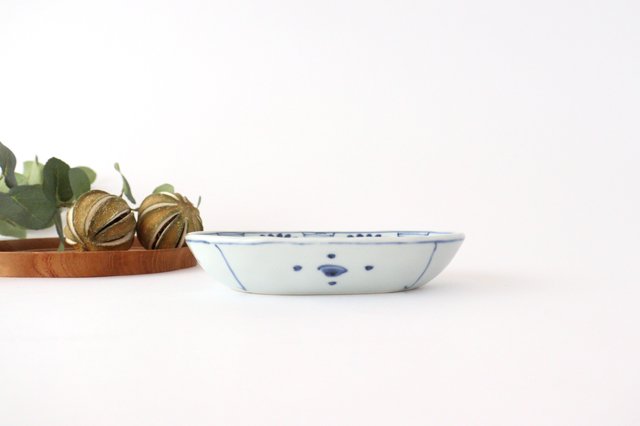 Oval Sauce Plate Twin Deer | Arita Ware