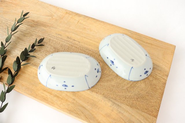 Oval Sauce Plate Twin Deer | Arita Ware