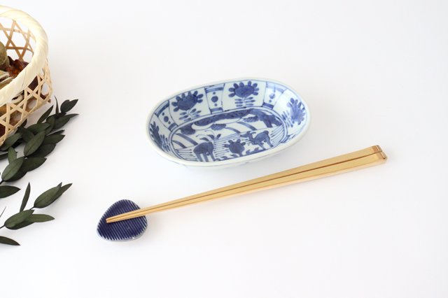 Oval Sauce Plate Twin Deer | Arita Ware