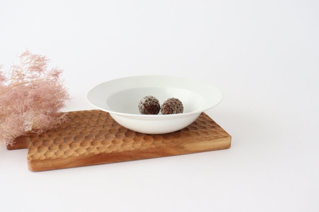 Rim bowl white porcelain Hasami ware