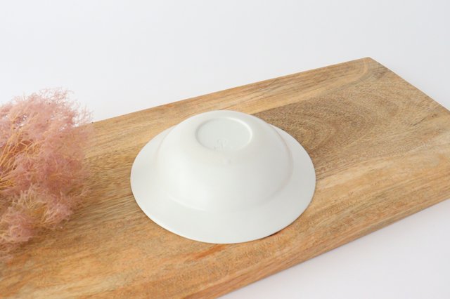 Rim bowl white porcelain Hasami ware