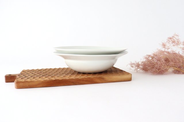 Rim bowl white porcelain Hasami ware