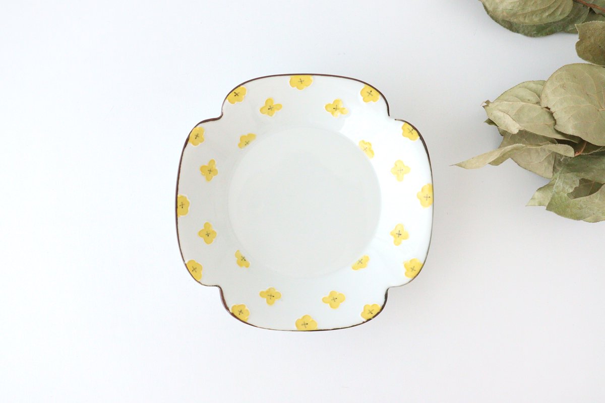 hana Flower-shaped Plate Yellow | Arita Ware-Detail7