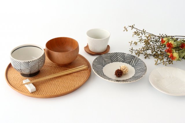 ORIME Small Bowl Herringbone White | Hasami Ware