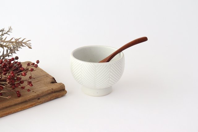 ORIME Small Bowl Herringbone White | Hasami Ware