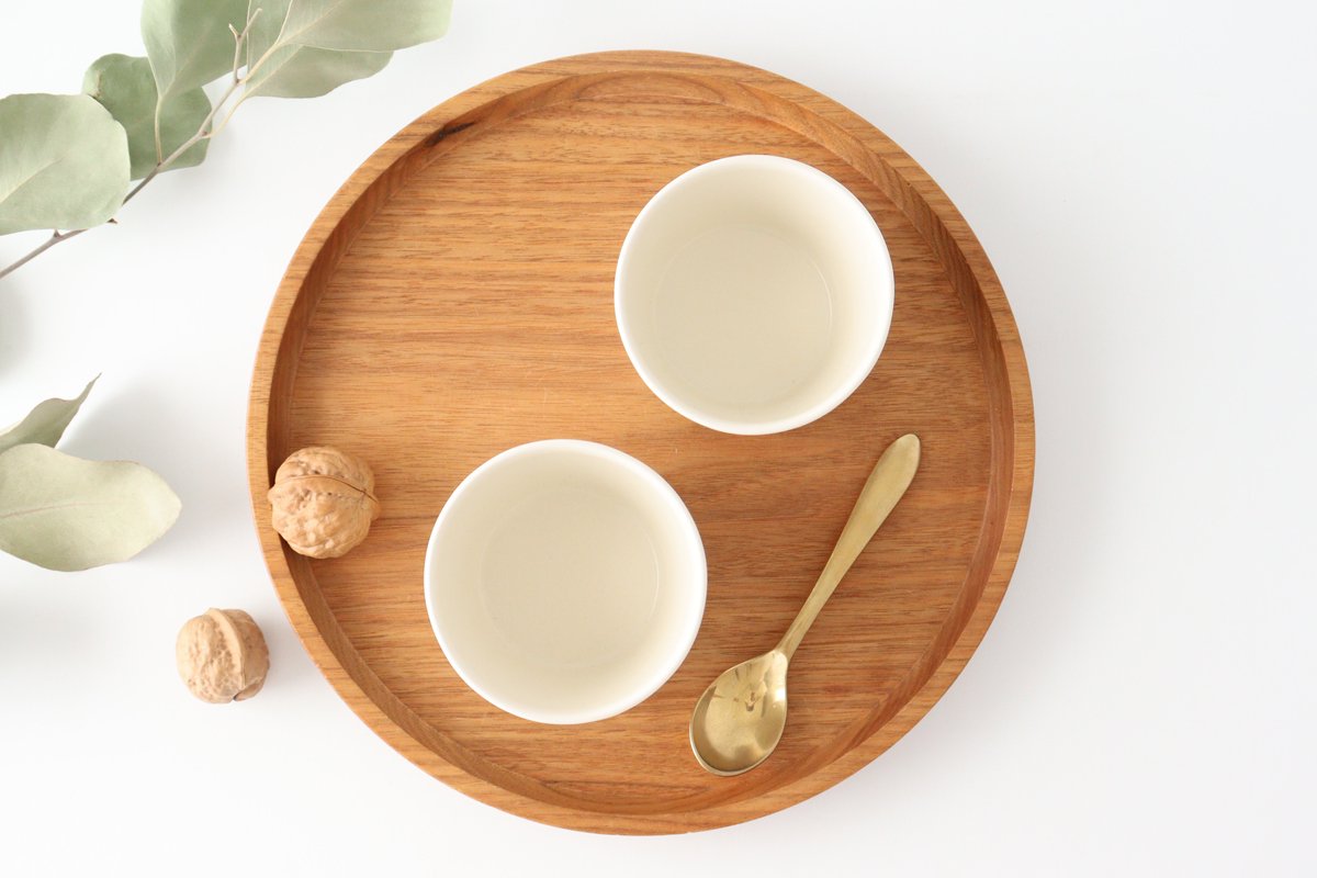 Free Cup Vanilla Porcelain Rondo Hasami Ware