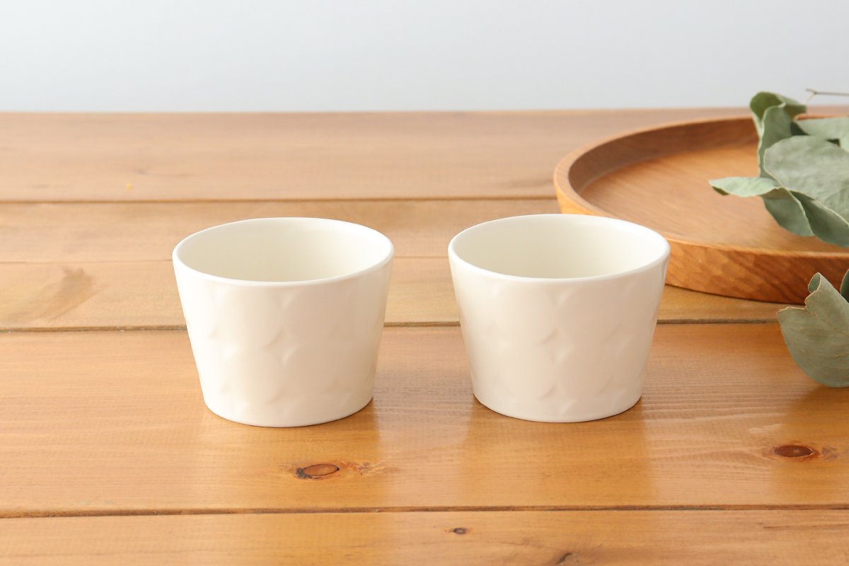 Free Cup Vanilla Porcelain Rondo Hasami Ware