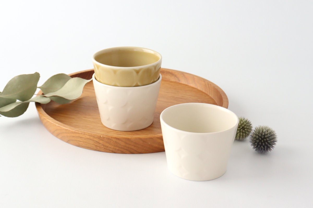 Free Cup Vanilla Porcelain Rondo Hasami Ware