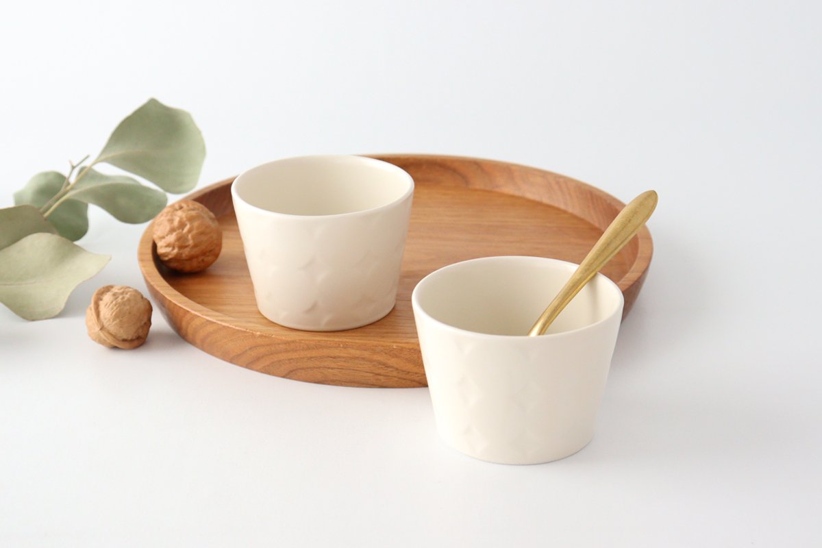 Free Cup Vanilla Porcelain Rondo Hasami Ware
