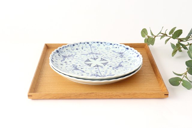 Plate large merry-go-round porcelain Hasami ware