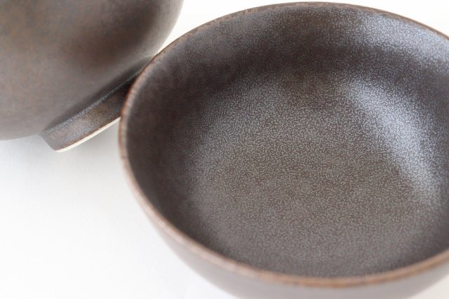 Arco Rice Bowl Matte Black | Mino Ware