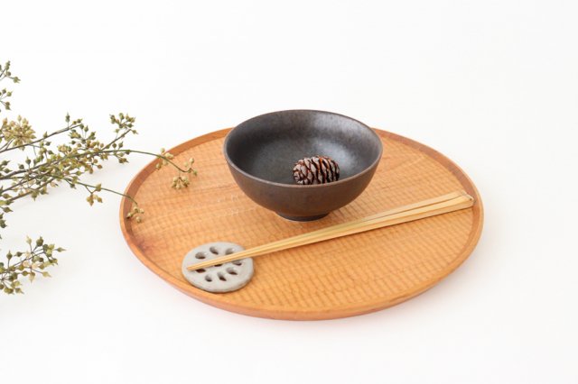 Arco Rice Bowl Matte Black | Mino Ware