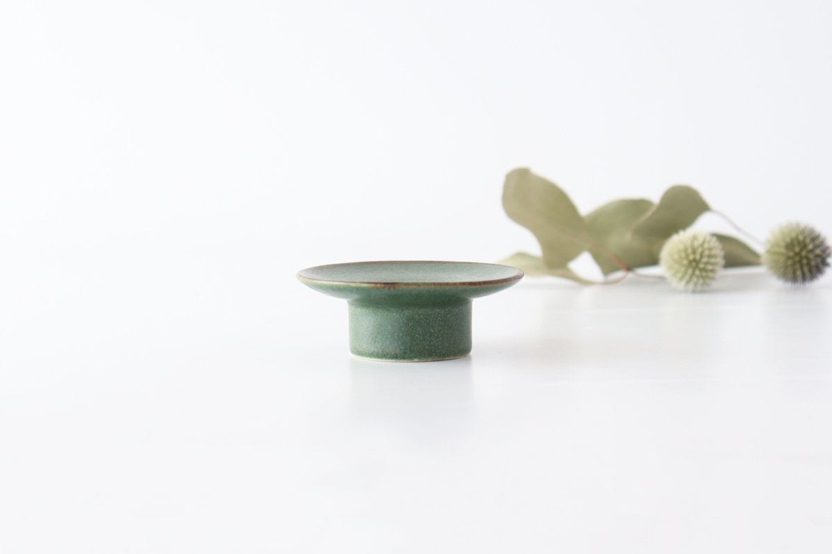 kei Small Compote Green 7.5cm/5.9in | Mino Ware