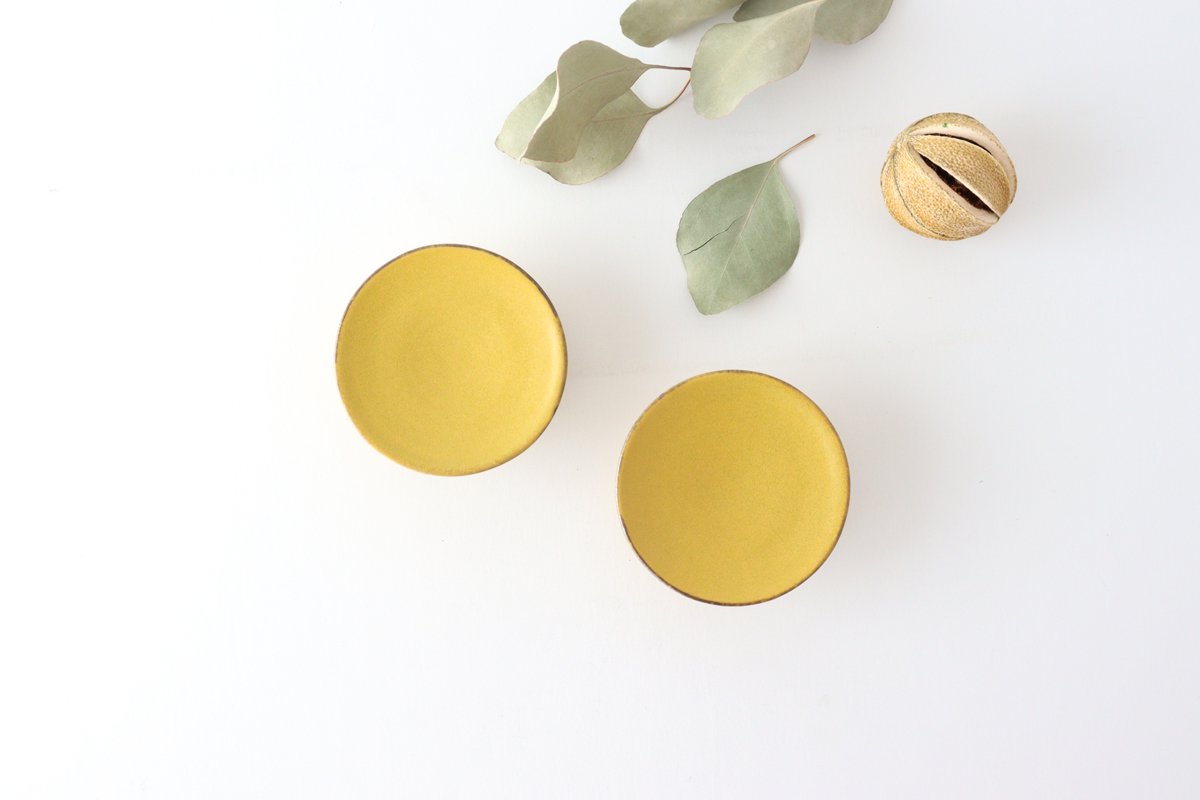 kei Small Compote Mustard 7.5cm/5.9in | Mino Ware