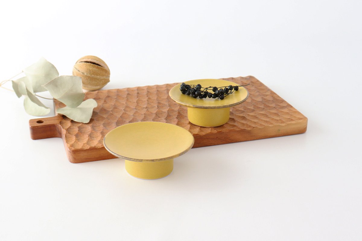 kei Small Compote Mustard 7.5cm/5.9in | Mino Ware