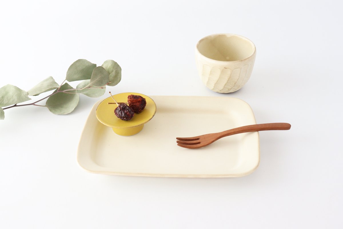 kei Small Compote Mustard 7.5cm/5.9in | Mino Ware