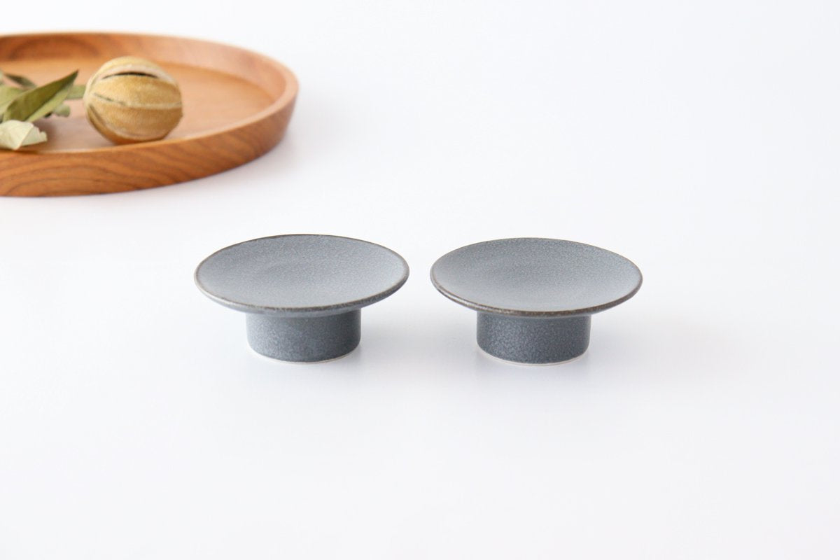 kei Small Compote Gray 7.5cm/5.9in | Mino Ware