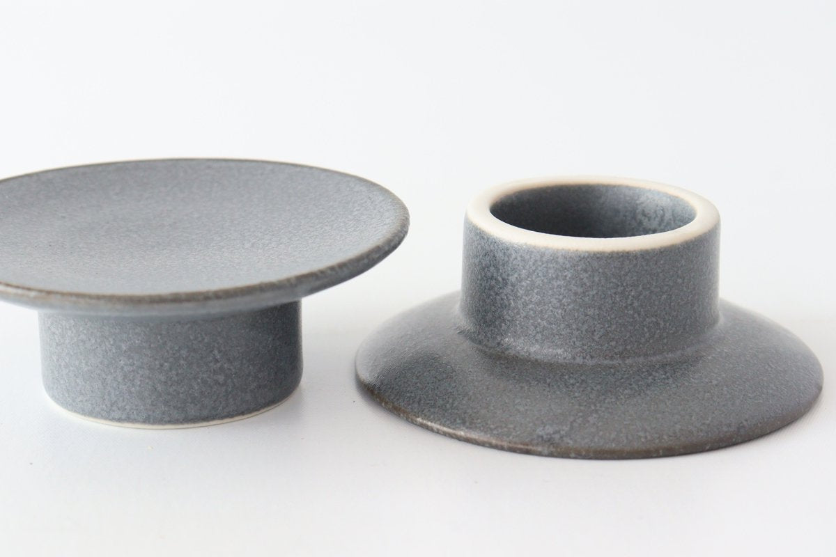 kei Small Compote Gray 7.5cm/5.9in | Mino Ware