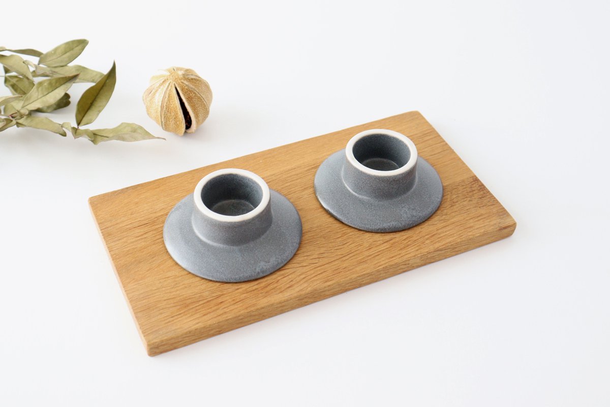 kei Small Compote Gray 7.5cm/5.9in | Mino Ware