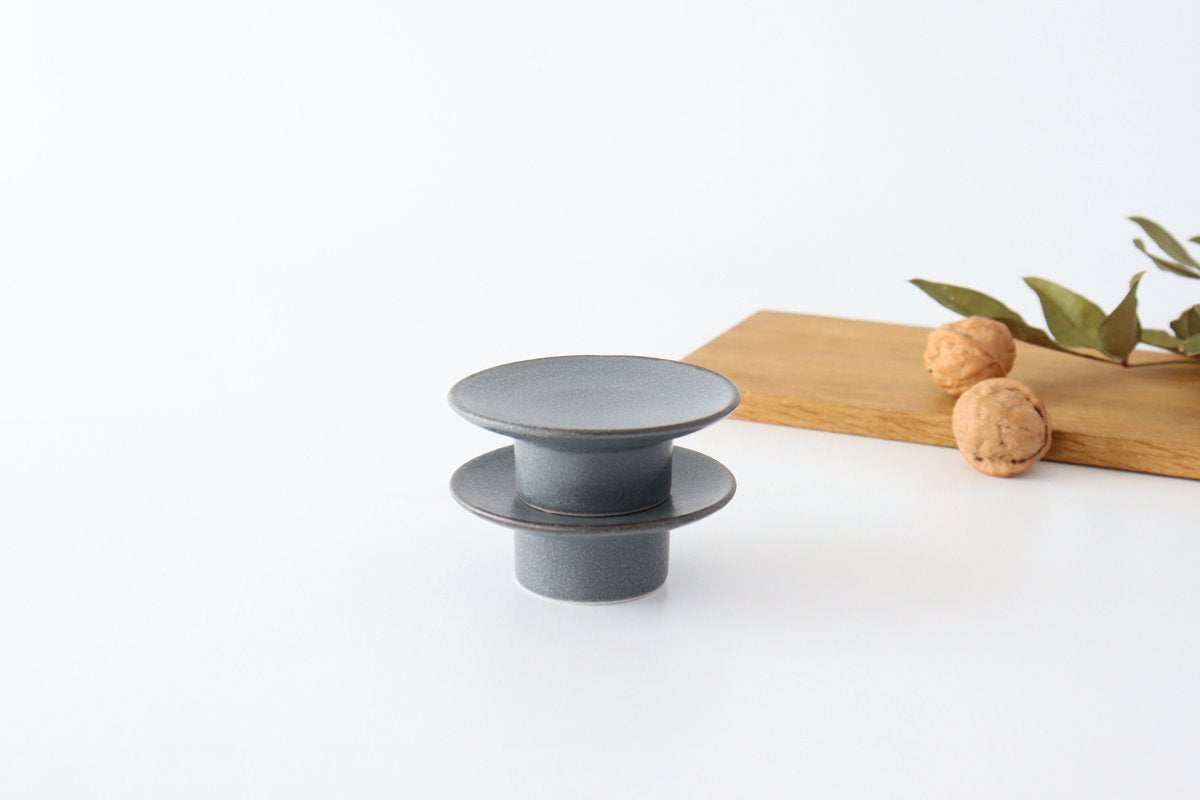 kei Small Compote Gray 7.5cm/5.9in | Mino Ware