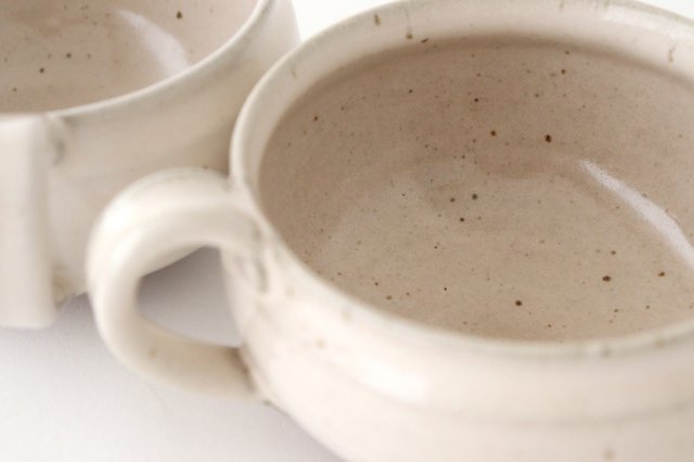 Soup Cup White Cream | Mino Ware