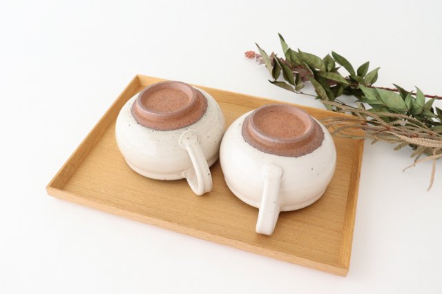 Soup Cup White Cream | Mino Ware
