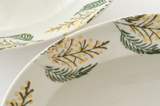 Oval Bowl Mimosa | Serving Bowl Hasami Ware