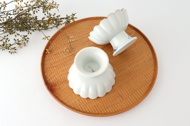 Dessert Cup Vine Blue Arabesque | Compote Arita Ware