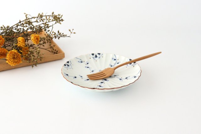 Round Plate Blue Arabesque | Arita Ware