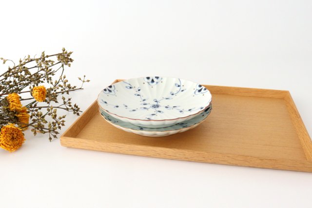 Round Plate Blue Arabesque | Arita Ware