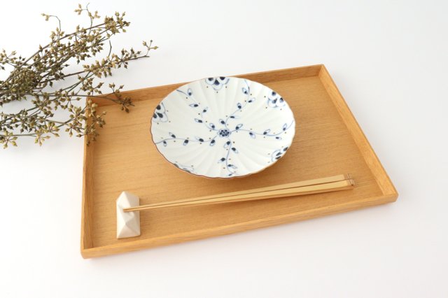 Round Plate Blue Arabesque | Arita Ware