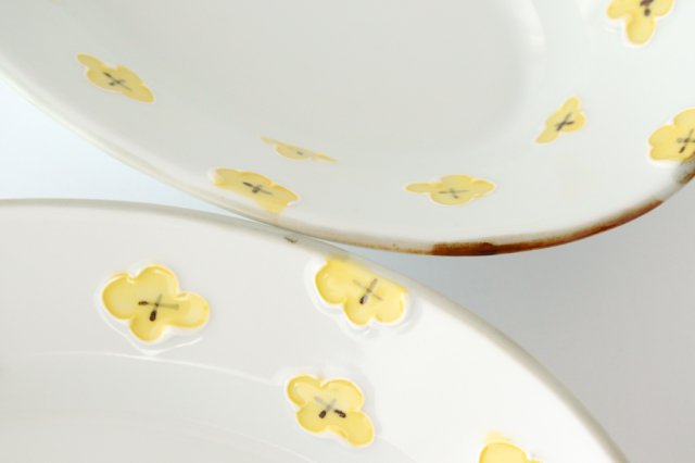 hana Oval Bowl Yellow | Serving Bowl Arita Ware