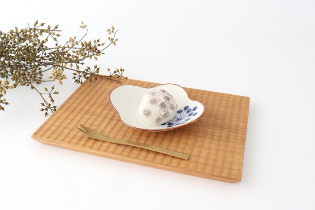 Yoshida Ware Small Plate Flower-dot-Detail14