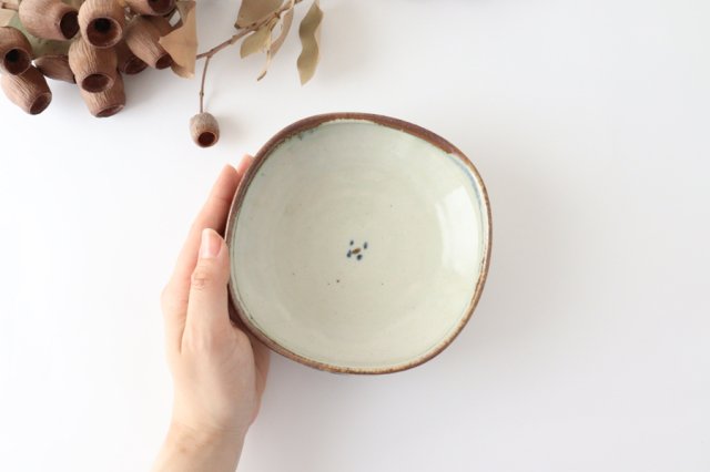 Minami Kiln Square Bowl Rust-Annan | Serving Bowl Mino Ware